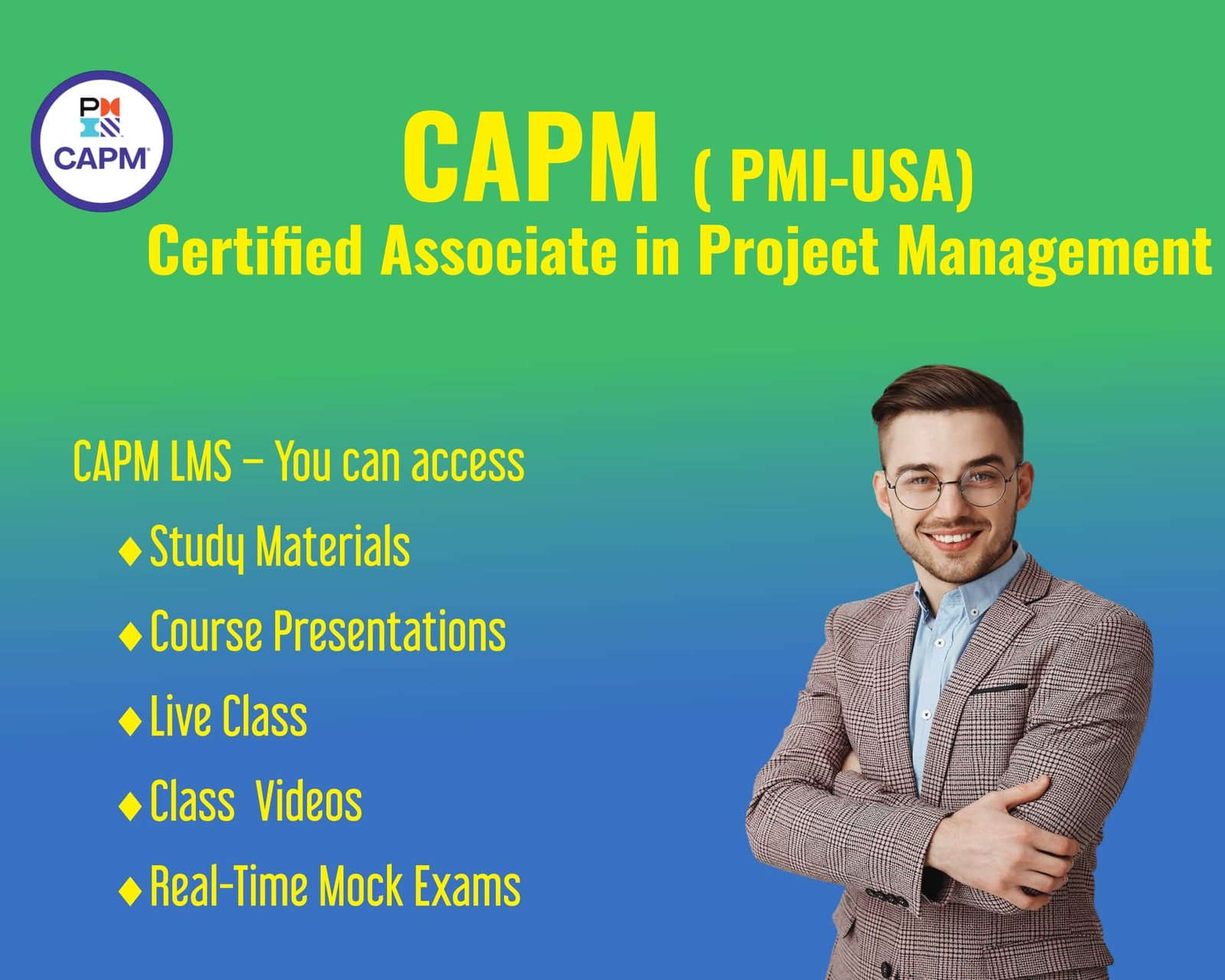 CAPM Certification | Since 2010, 98% Pass, Best in Gulf